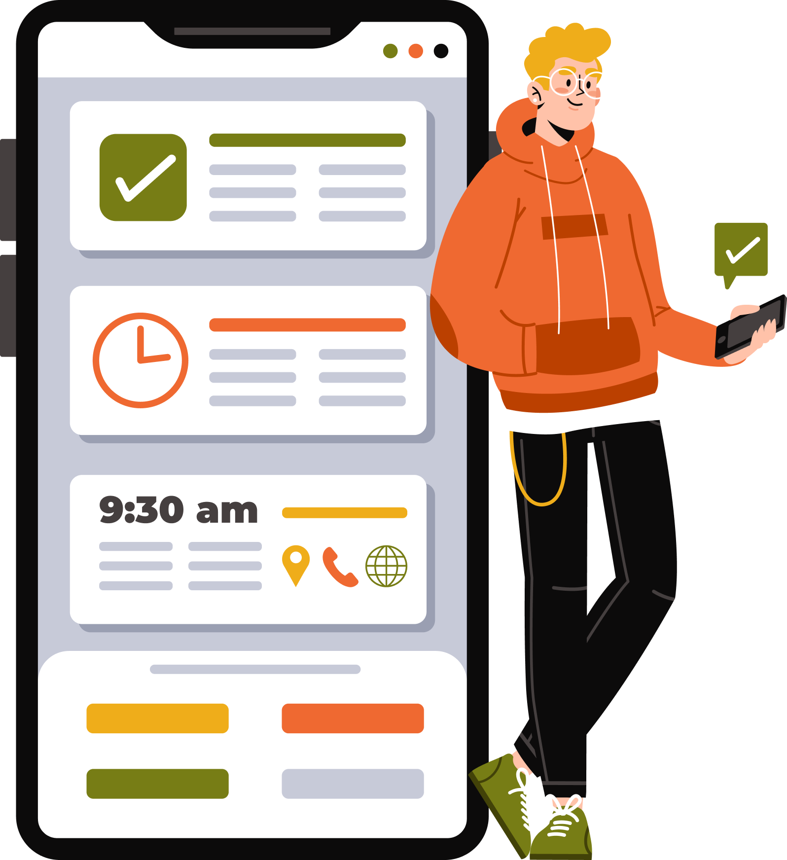 Mobile Applications Illustration