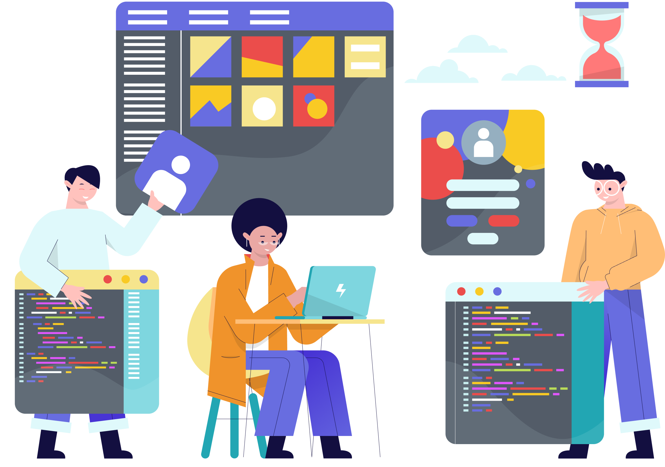 Mobile Applications Illustration